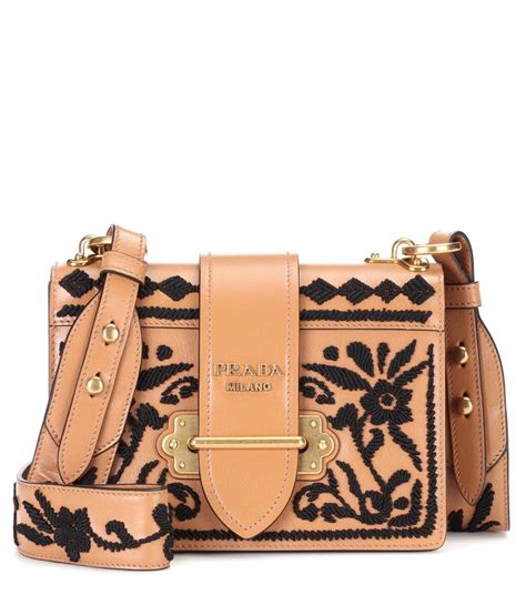 prada embroidered cahier bag|prada cahier bag for sale.